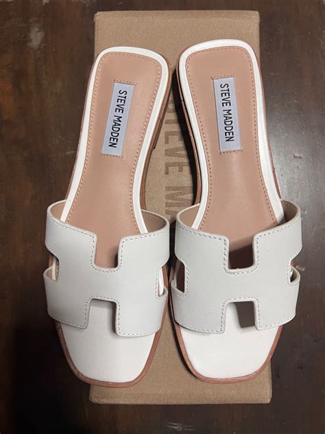 steve madden h sandals vs hermes|hermes oran sandals knock off.